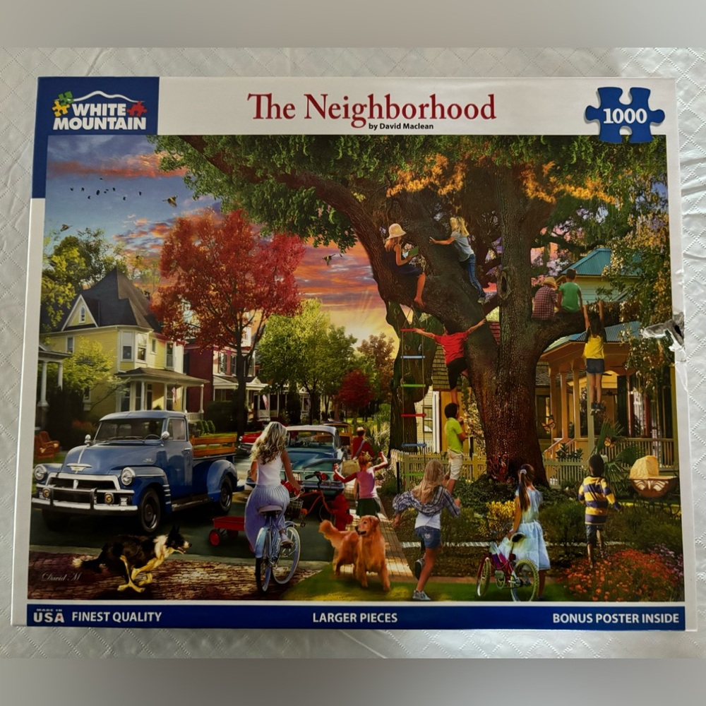 White Mountain 1000 piece puzzle